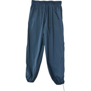 Athleta Trekkie Nylon Elastic Waist Jogger Pants Sz Small Petite Slate Blue 2024